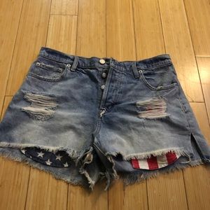 American Flag Shorts